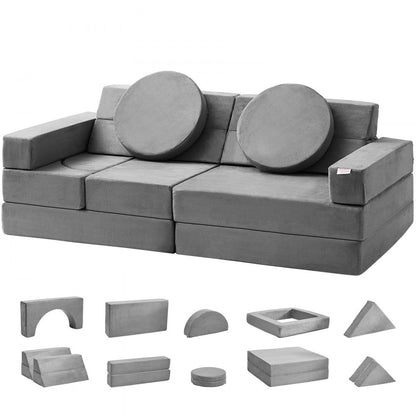 ETW001-11 - 15-Piece Kids Modular Couch for Imagination and Play
