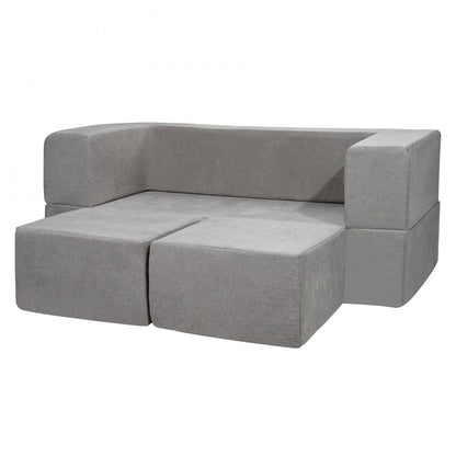 ETDST005 - Modular Kids Sofa 39.37" Soft Suede for Creative Play