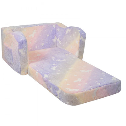 ETZDD-02 - Glow-in-the-Dark Kids Couch & Play Mat, Soft & Safe