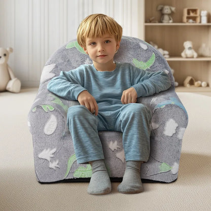ETSF017 - Safe Glow-in-the-Dark Kids Sofa Chair with Removable Cover