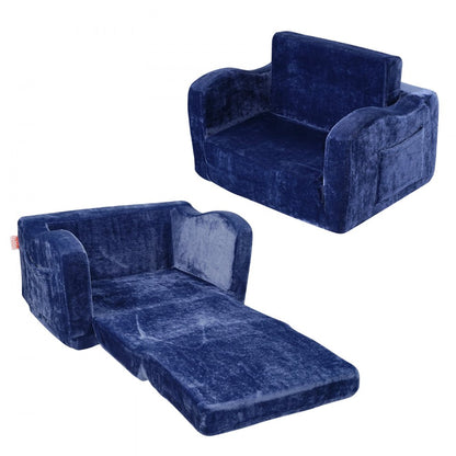 FL-XY-2 - Foldable Velvet Kids Sofa Chair for Relaxation and Play