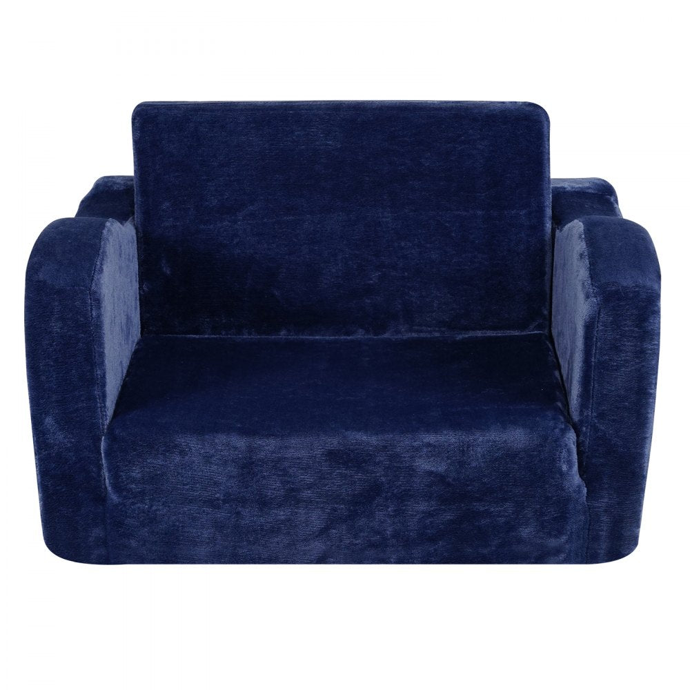 FL-XY-2 - Foldable Velvet Kids Sofa Chair for Relaxation and Play