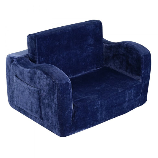 FL-XY-2 - Foldable Velvet Kids Sofa Chair for Relaxation and Play