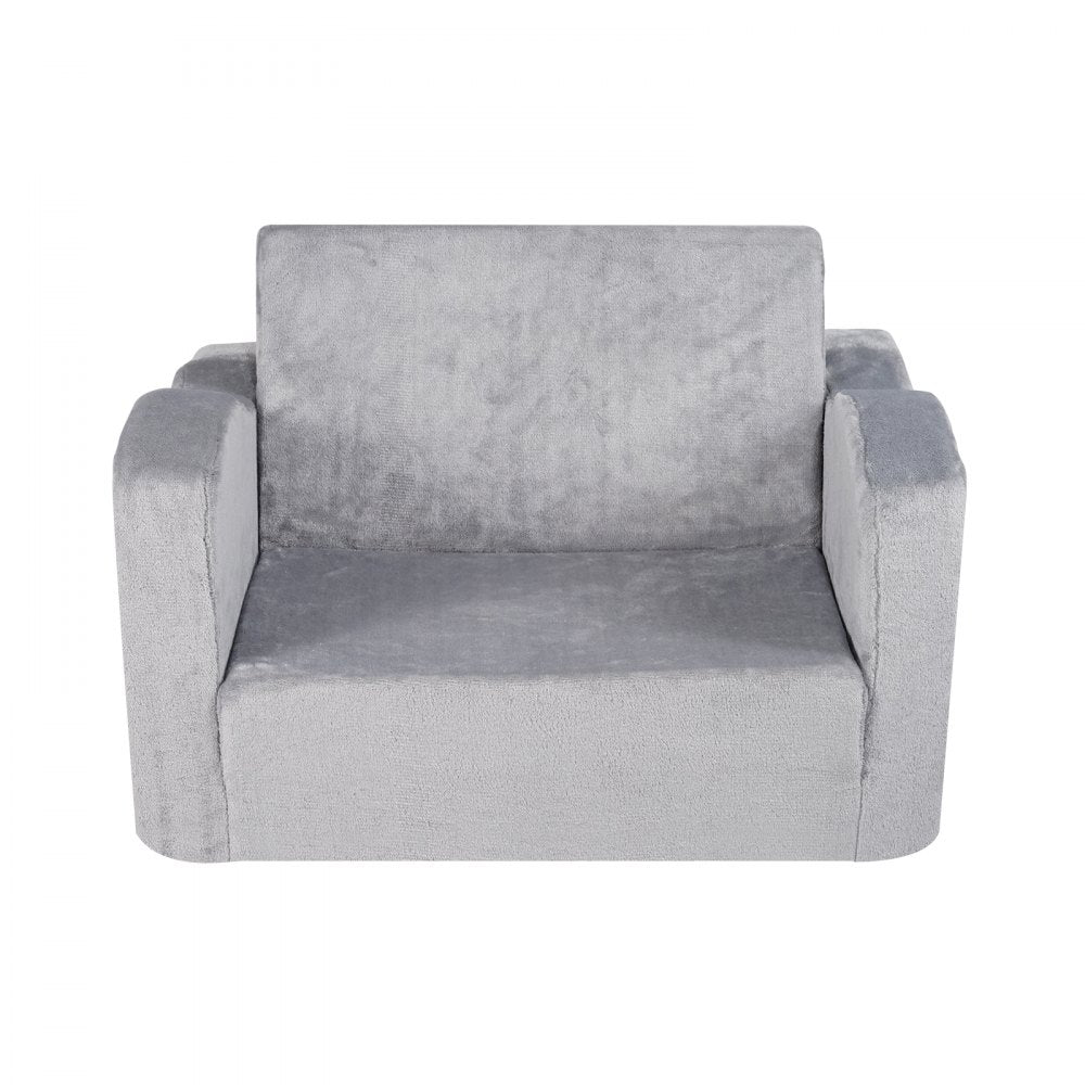 FL-XY-3 - Comfy Foldable Kids Sofa Chair with Removable Velvet Cover