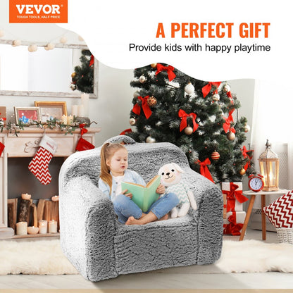ETSF016-03 - Cozy Kids Armchair with Durable Sherpa Fabric & Safety Design