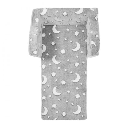 ETZDD-01 - Soft Sherpa Kids Sofa with Glow-in-the-Dark Features