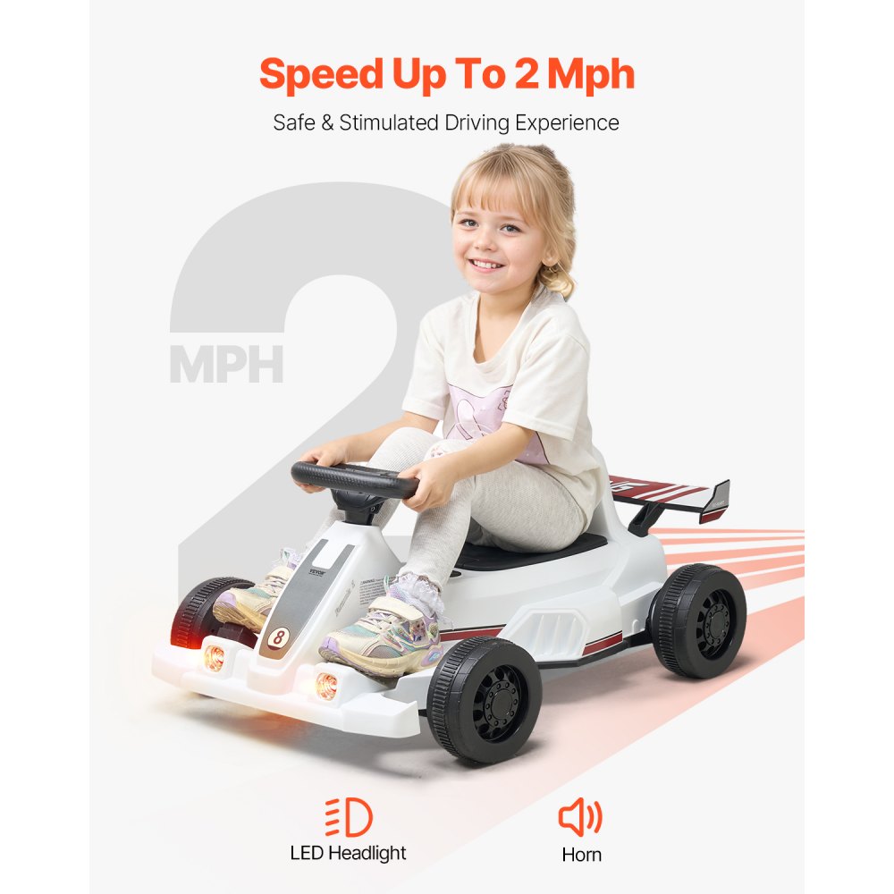 BDM-0951 - Safe 6V Electric Go Kart for Kids with Robust Frame