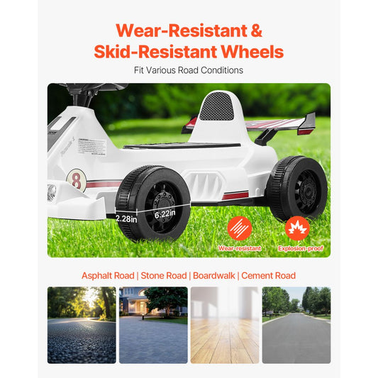 BDM-0951 - Safe 6V Electric Go Kart for Kids with Robust Frame
