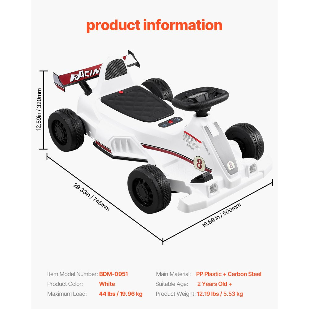 BDM-0951 - Safe 6V Electric Go Kart for Kids with Robust Frame