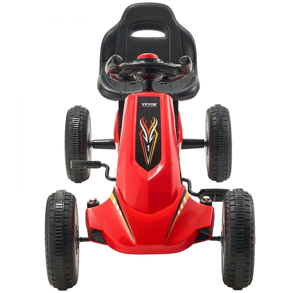 E01-1 - Adjustable Seat 4-Wheel Go Kart for Kids 3-8 Years