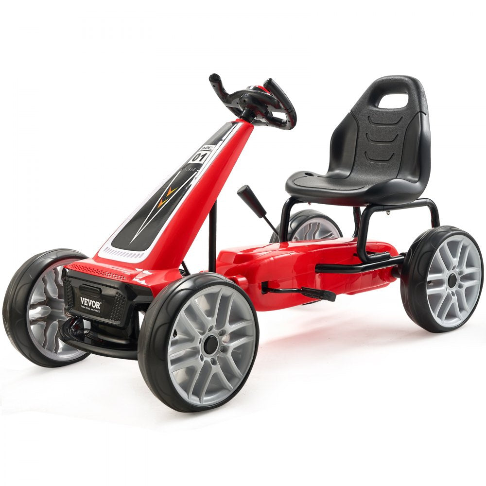 E03 - VEVOR Kids Go Kart with Adjustable Seat and Horn