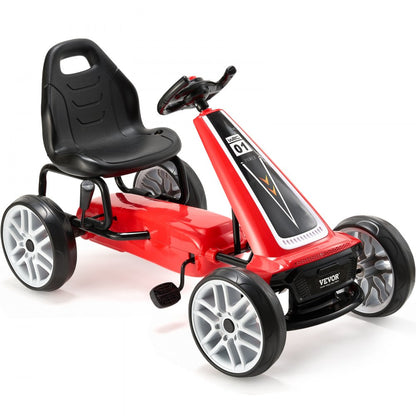 E03 - VEVOR Kids Go Kart with Adjustable Seat and Horn