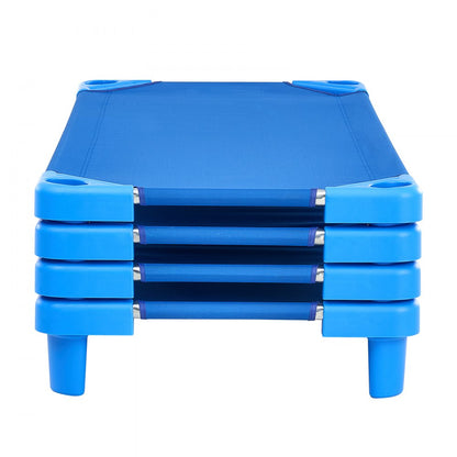 QL-106-3 - Stackable Kiddie Cots, 51.2" x 22.4", Easy Assembly for Daycare
