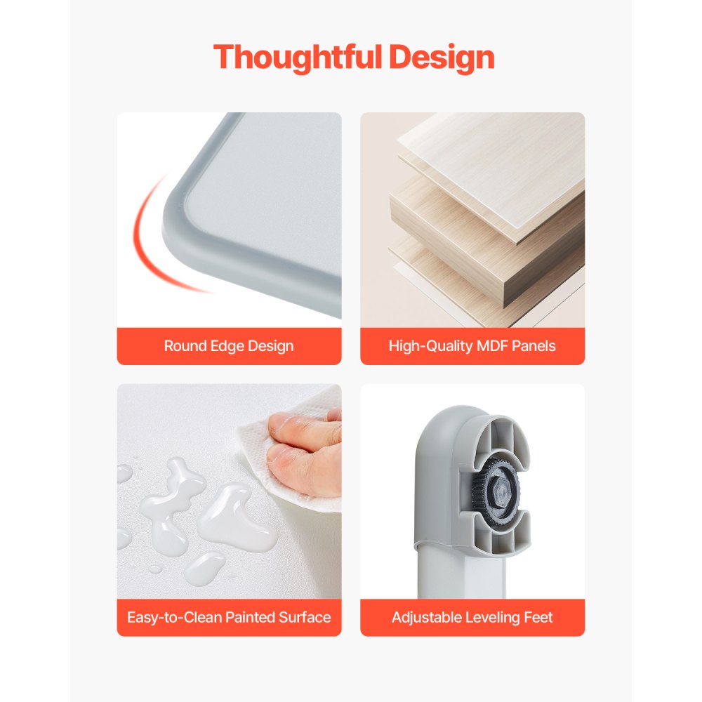 70-1 - Ergonomic Children's Desk Chair Set with Adjustable Height & LED Lamp