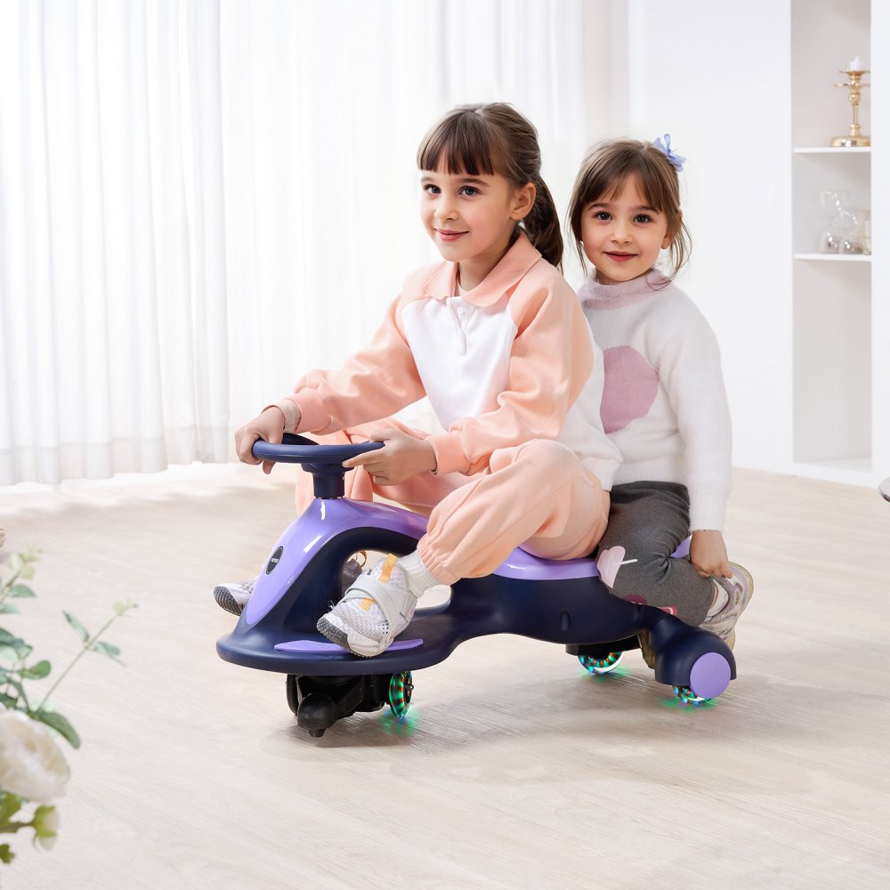 FX-E202 - 2-in-1 Electric Wiggle Car for Kids, 29.1 in, Bluetooth Lights