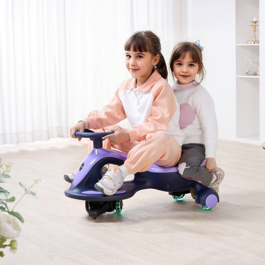 FX-E202 - 2-in-1 Electric Wiggle Car for Kids, 29.1 in, Bluetooth Lights