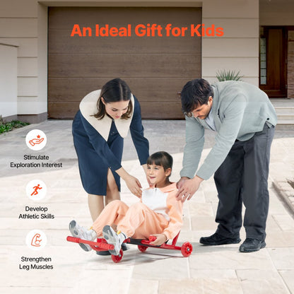 HD-6003S - Adjustable 9in Ride-On Scooter for Kids with Durable Wheels