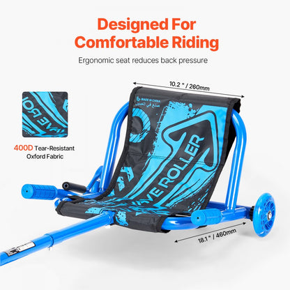 HD-6003S - Adjustable Wiggle Scooter 37.8-46.8" for Active Kids