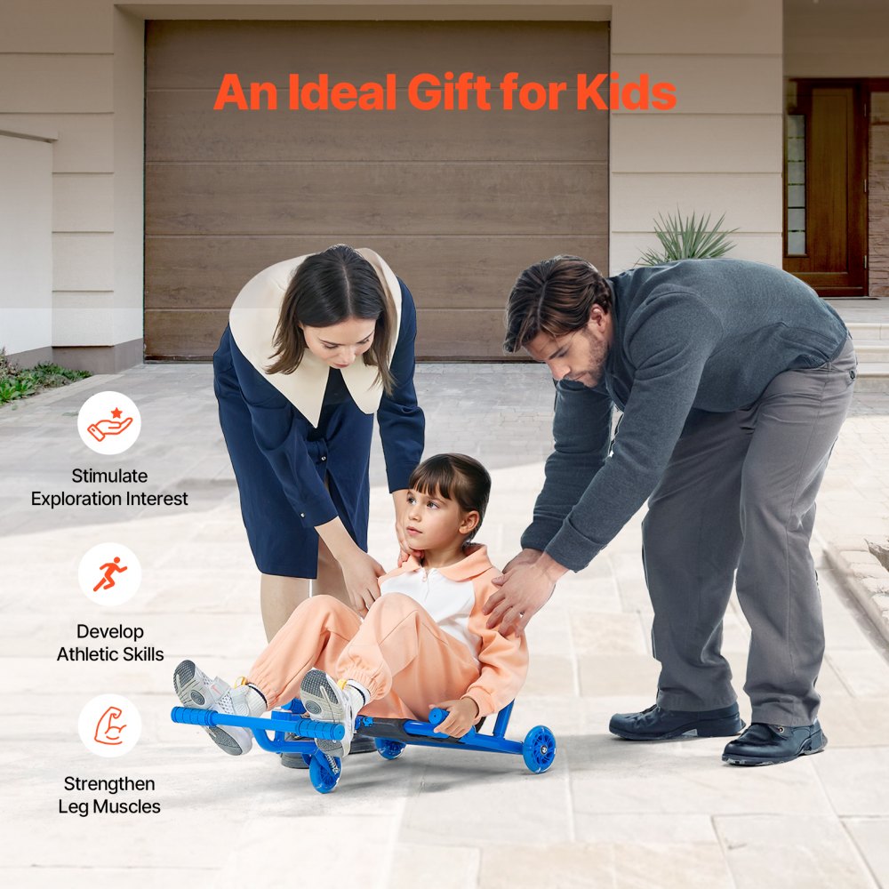 HD-6003S - Adjustable Wiggle Scooter 37.8-46.8" for Active Kids