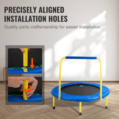 TX-B6232D-36 - Portable 3FT Kids Trampoline for Indoor & Outdoor Fun