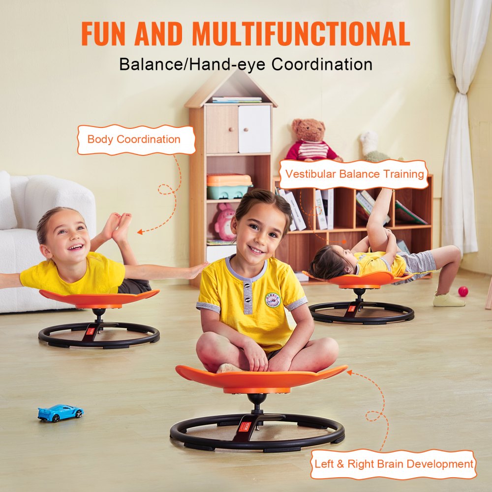 LY-8303 - 20.5in Kids Swivel Chair for Coordination and Balance