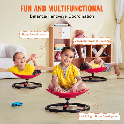 LY-8305 - VEVOR 360° Swivel Chair for Kids, 20.5in Metal Base, 220 lbs