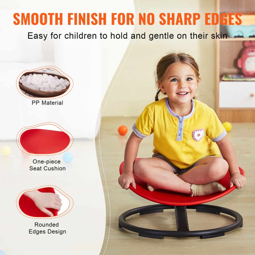 LY-8305 - VEVOR 360° Swivel Chair for Kids, 20.5in Metal Base, 220 lbs