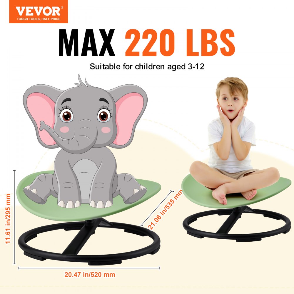 LY-8305 - 20.5" VEVOR Kids 360° Swivel Chair for Fun Play