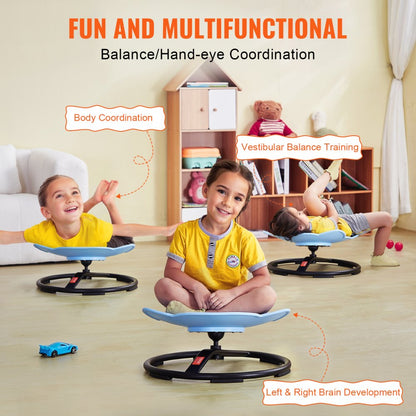 LY-8303 - Eco-Friendly 360° Kids Swivel Chair - 20.5" Base, 220 lbs Capacity