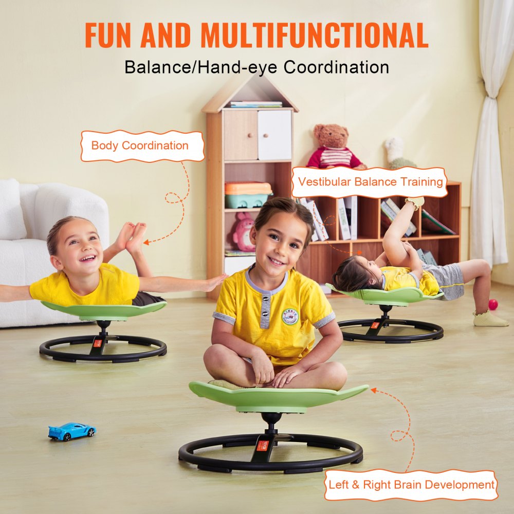 LY-8303 - VEVOR Kids Swivel Chair, 20.5" Base, Comfort & Safety Features