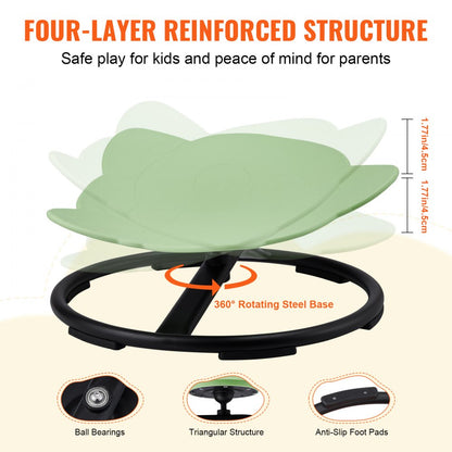 LY-8303 - VEVOR Kids Swivel Chair, 20.5" Base, Comfort & Safety Features