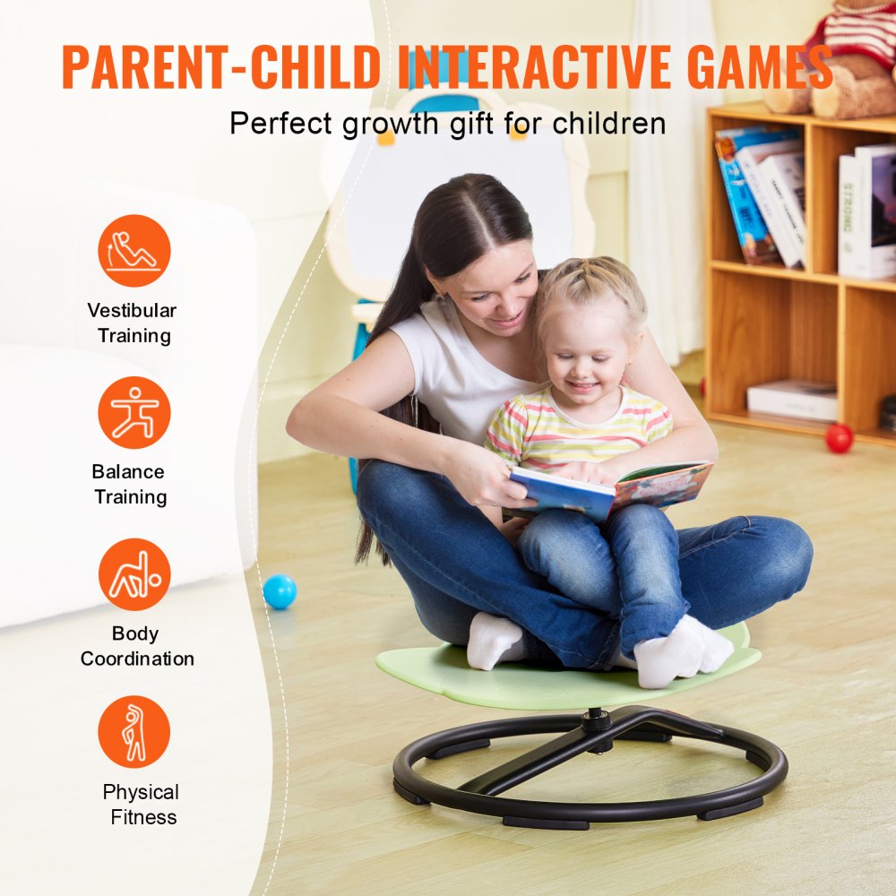 LY-8303 - VEVOR Kids Swivel Chair, 20.5" Base, Comfort & Safety Features