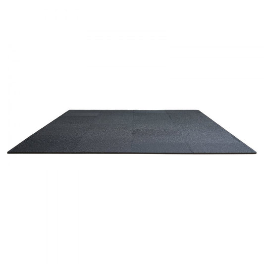 HRD-XJD6614-12W - 12 Interlocking Rubber & Foam Workout Mats, 0.56" Thick, 48 sq.ft