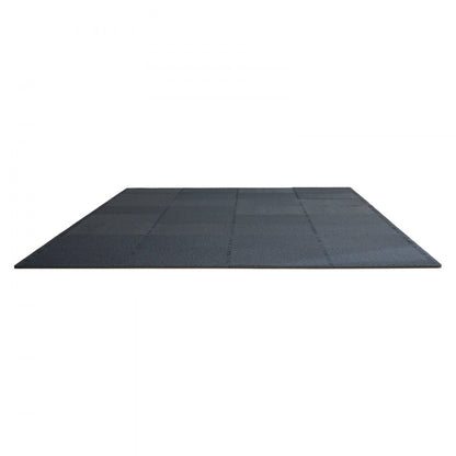 HRD-XJD6614-6B - 0.56" Thick Interlocking Rubber Gym Mats, Premium Support