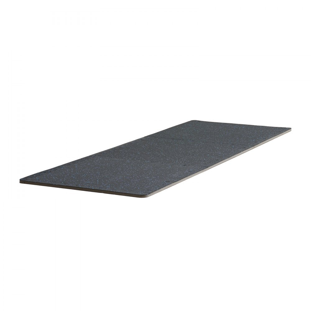 HRD-XJD6614-25B - 25 Interlocking Gym Mats, 0.56" Thick, Rubber & EVA Foam
