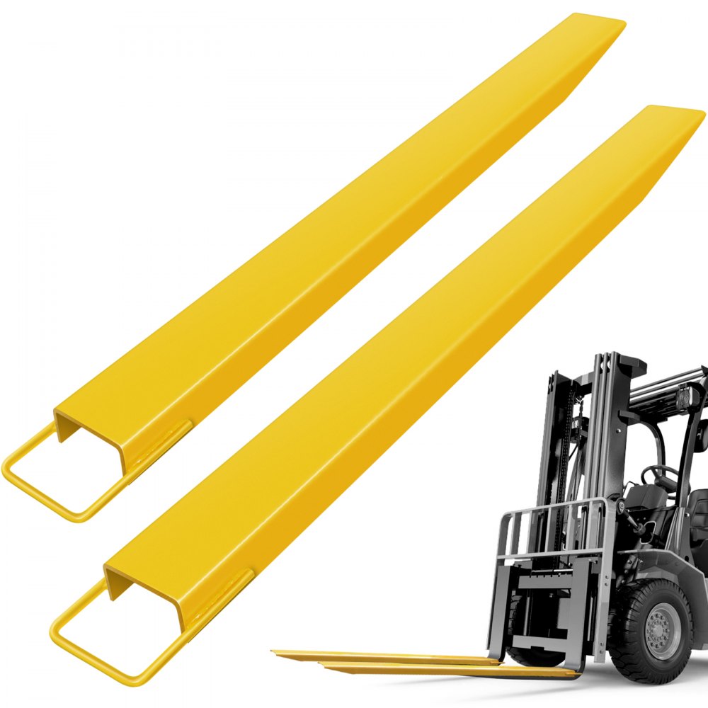 72 x 5.3" Fork Extension - Alloy Steel Pallet Forks for Heavy Lifting