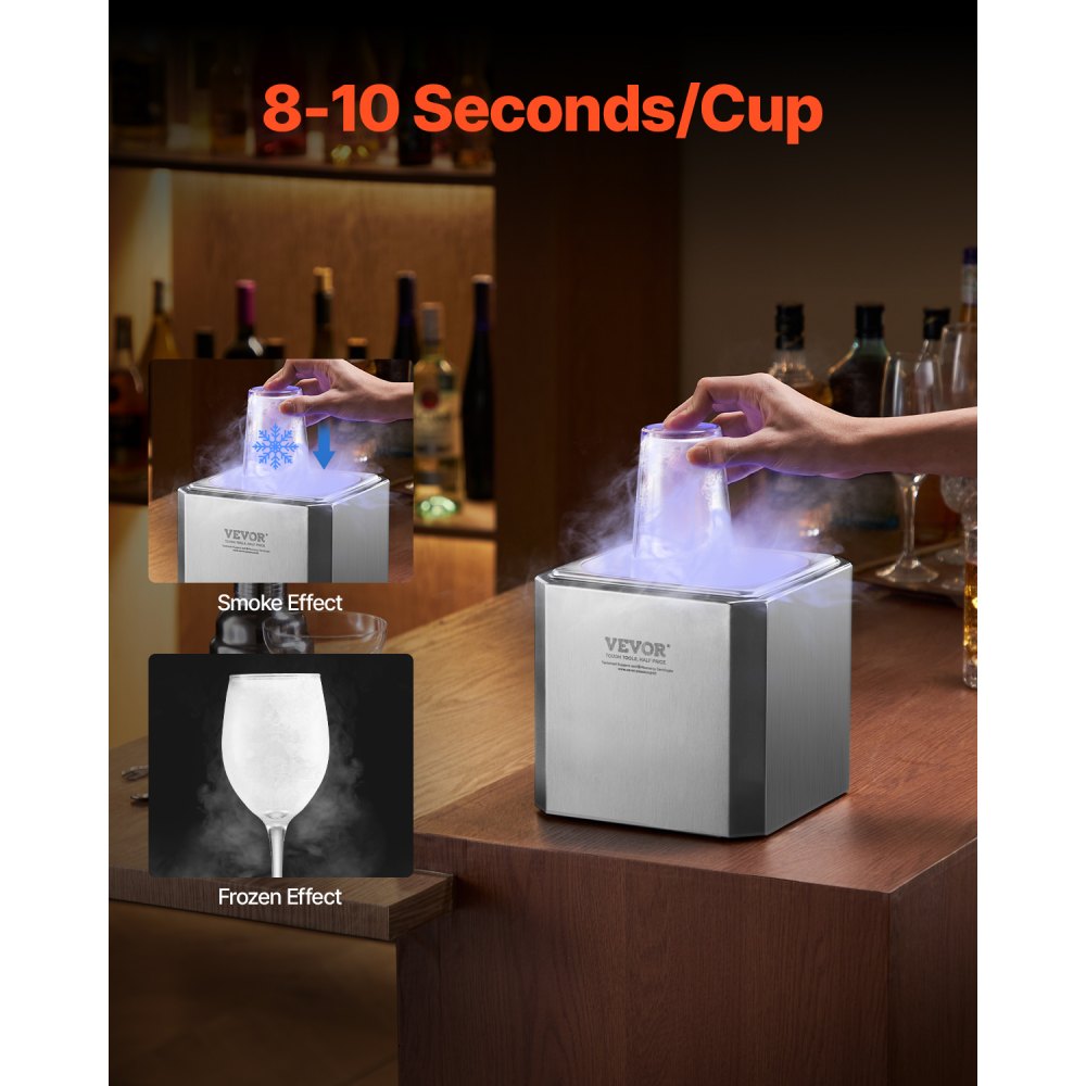 FY-05 - Rapid-Dry Ice Glass Froster for Quick Beverage Chilling