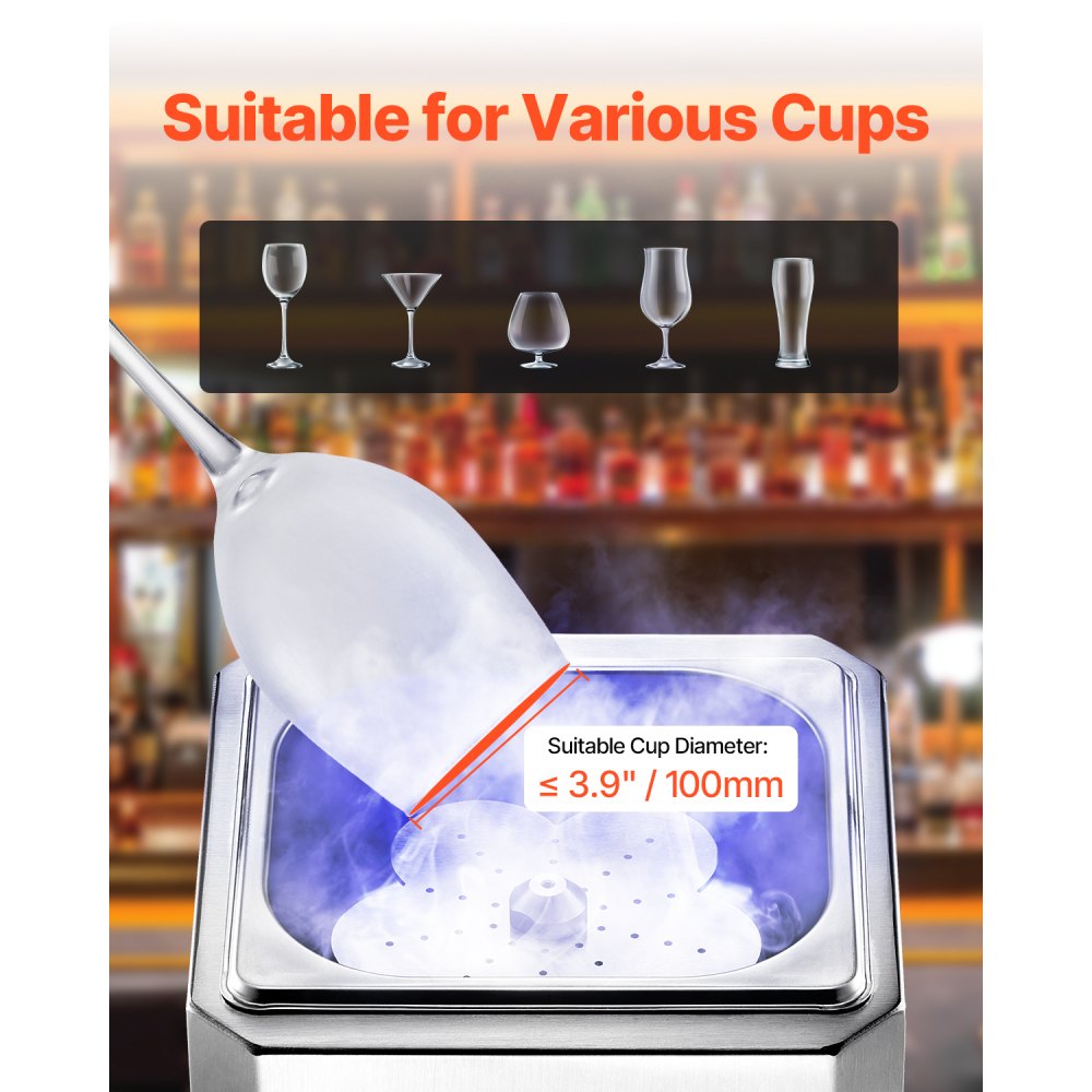 FY-05 - Rapid-Dry Ice Glass Froster for Quick Beverage Chilling