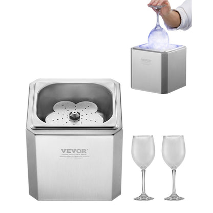 FY-05 - Rapid-Dry Ice Glass Froster for Quick Beverage Chilling