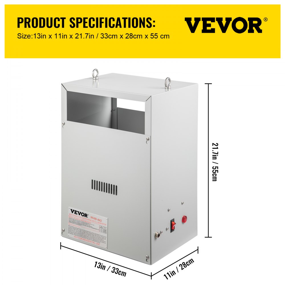 W4B 4 Burner-NG - 12540 BTU Rust-Proof CO2 Generator with Safety Features