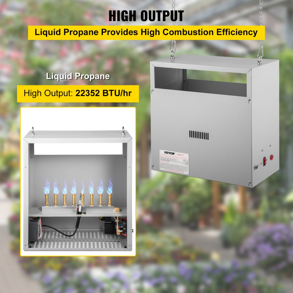 W8B 8 Burner-LP - 8 Burner CO2 Generator for Greenhouse Efficiency