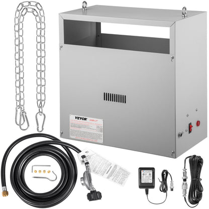 W8B 8 Burner-LP - 8 Burner CO2 Generator for Greenhouse Efficiency