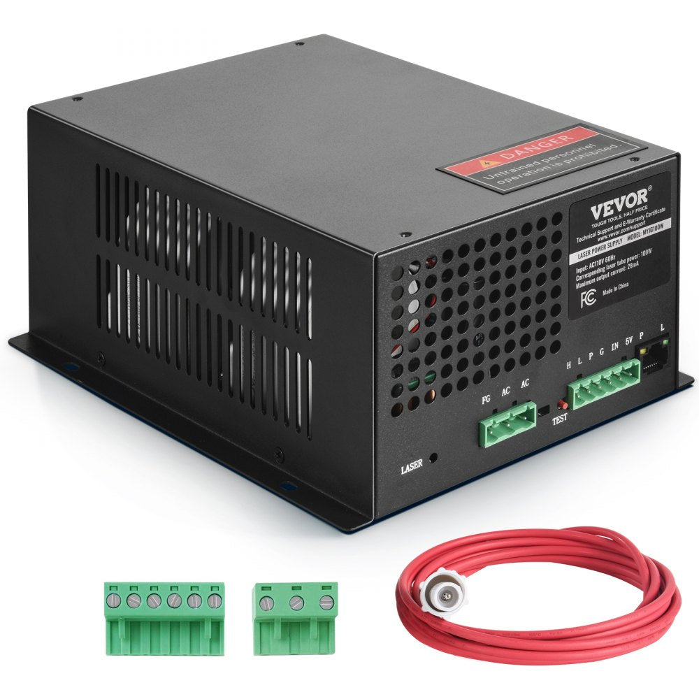 MYJG100W - High-Efficiency 100W Laser Power Supply with Cooling Fan