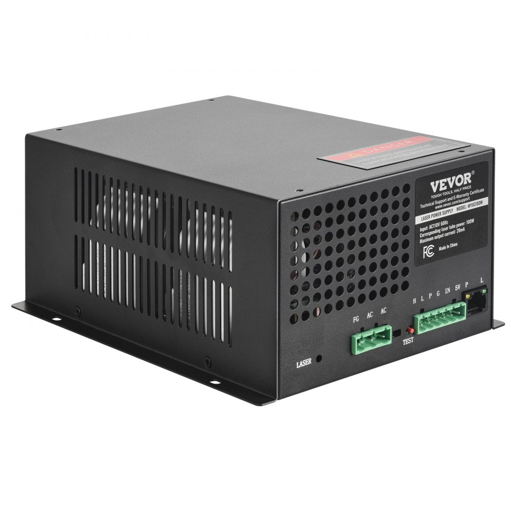 MYJG100W - High-Efficiency 100W Laser Power Supply with Cooling Fan