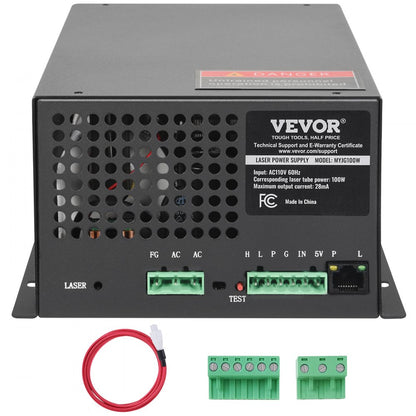 MYJG100W - High-Efficiency 100W Laser Power Supply with Cooling Fan