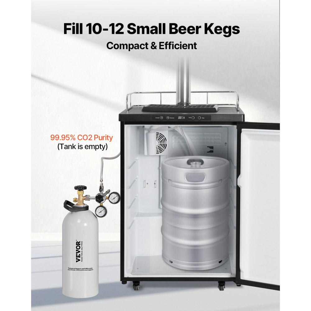 RY-175-3000-H-01 - 10 lbs Aluminum CO2 Tank with CGA320 Valve, DOT Approved