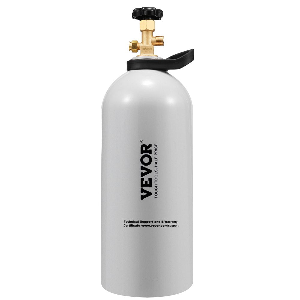 RY-175-3000-H-01 - 10 lbs Aluminum CO2 Tank with CGA320 Valve, DOT Approved