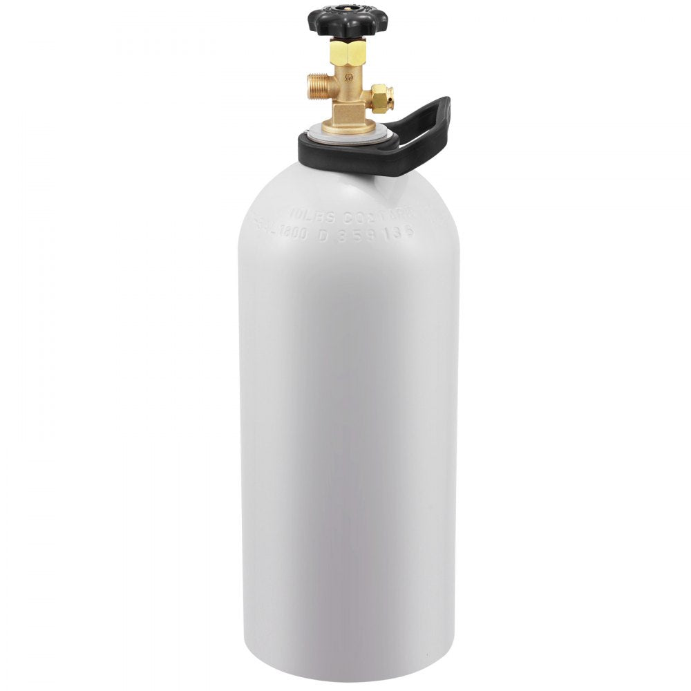 RY-175-3000-H-01 - 10 lbs Aluminum CO2 Tank with CGA320 Valve, DOT Approved