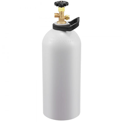 RY-175-3000-H-01 - 10 lbs Aluminum CO2 Tank with CGA320 Valve, DOT Approved