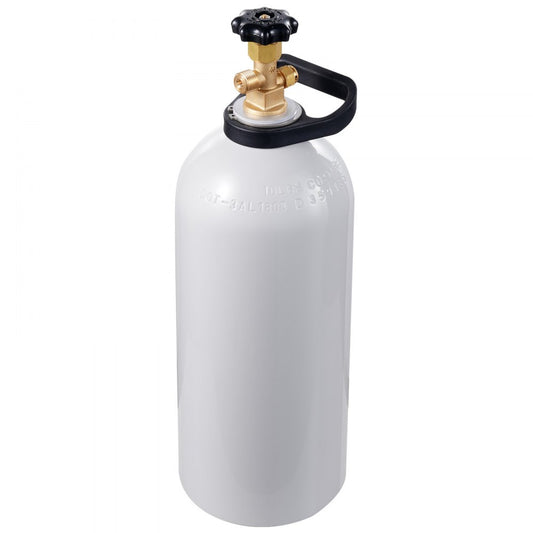 RY-175-3000-H-01 - 10 lbs Aluminum CO2 Tank with CGA320 Valve, DOT Approved